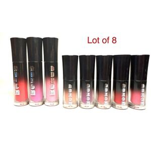 Bare Escentuals Buxom BUNDLE of 8 Lot Liquid Lipstick Wildly Whipped Lightweight